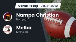 Recap: Nampa Christian  vs. Melba  2022