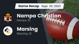 Recap: Nampa Christian  vs. Marsing  2023