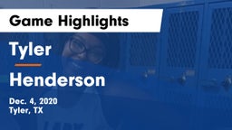 Tyler  vs Henderson Game Highlights - Dec. 4, 2020