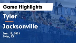 Tyler  vs Jacksonville Game Highlights - Jan. 12, 2021