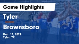 Tyler  vs Brownsboro Game Highlights - Dec. 17, 2021