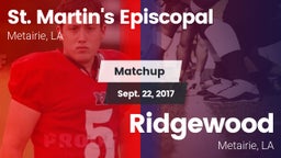 Matchup: St. Martin's Episcop vs. Ridgewood  2017