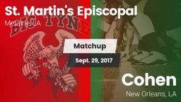 Matchup: St. Martin's Episcop vs. Cohen  2017