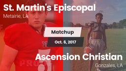 Matchup: St. Martin's Episcop vs. Ascension Christian  2017