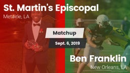 Matchup: St. Martin's Episcop vs. Ben Franklin  2019
