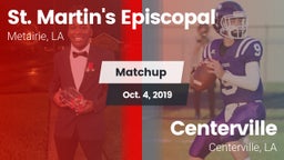 Matchup: St. Martin's Episcop vs. Centerville  2019