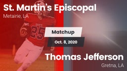 Matchup: St. Martin's Episcop vs. Thomas Jefferson  2020