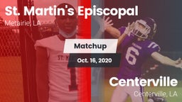 Matchup: St. Martin's Episcop vs. Centerville  2020