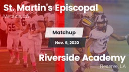 Matchup: St. Martin's Episcop vs. Riverside Academy 2020