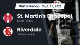 Recap: St. Martin's Episcopal  vs. Riverdale  2022