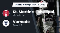 Recap: St. Martin's Episcopal  vs. Varnado  2022