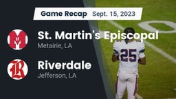 Recap: St. Martin's Episcopal  vs. Riverdale  2023
