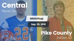 Matchup: Central vs. Pike County  2016