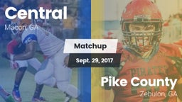 Matchup: Central vs. Pike County  2017
