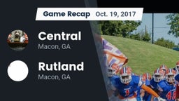 Recap: Central  vs. Rutland  2017