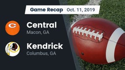 Recap: Central  vs. Kendrick  2019