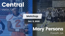 Matchup: Central vs. Mary Persons  2020