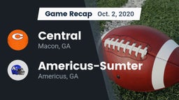 Recap: Central  vs. Americus-Sumter  2020