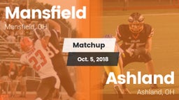 Matchup: Mansfield vs. Ashland  2018