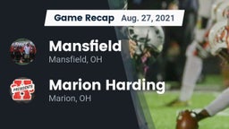Recap: Mansfield  vs. Marion Harding  2021