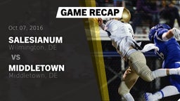 Recap: Salesianum  vs. Middletown  2016