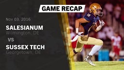 Recap: Salesianum  vs. Sussex Tech  2016