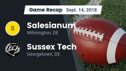 Recap: Salesianum  vs. Sussex Tech  2018