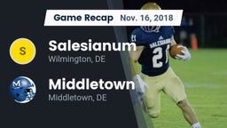 Recap: Salesianum  vs. Middletown  2018