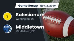 Recap: Salesianum  vs. Middletown  2019