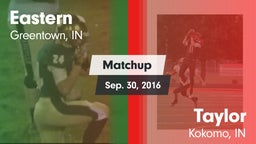 Matchup: Eastern vs. Taylor  2016