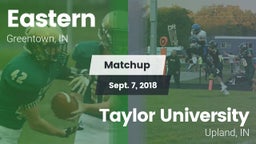 Matchup: Eastern vs. Taylor University 2018