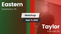 Matchup: Eastern vs. Taylor  2020