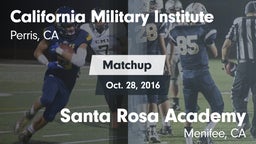 Matchup: California Military  vs. Santa Rosa Academy 2016