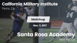Matchup: California Military  vs. Santa Rosa Academy 2017