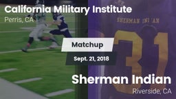 Matchup: California Military  vs. Sherman Indian  2018