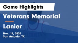 Veterans Memorial vs Lanier  Game Highlights - Nov. 14, 2020