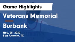 Veterans Memorial vs Burbank  Game Highlights - Nov. 25, 2020