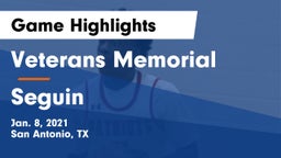 Veterans Memorial vs Seguin Game Highlights - Jan. 8, 2021