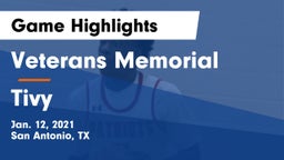 Veterans Memorial vs Tivy  Game Highlights - Jan. 12, 2021