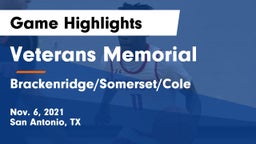 Veterans Memorial vs Brackenridge/Somerset/Cole Game Highlights - Nov. 6, 2021