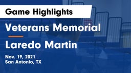 Veterans Memorial vs Laredo Martin Game Highlights - Nov. 19, 2021