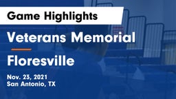 Veterans Memorial vs Floresville  Game Highlights - Nov. 23, 2021