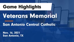 Veterans Memorial vs San Antonio Central Catholic  Game Highlights - Nov. 16, 2021