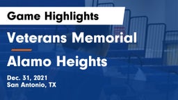 Veterans Memorial vs Alamo Heights  Game Highlights - Dec. 31, 2021