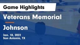 Veterans Memorial vs Johnson  Game Highlights - Jan. 18, 2022