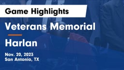 Veterans Memorial vs Harlan  Game Highlights - Nov. 20, 2023