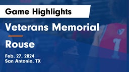 Veterans Memorial vs Rouse  Game Highlights - Feb. 27, 2024