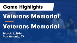 Veterans Memorial vs Veterans Memorial  Game Highlights - March 1, 2024