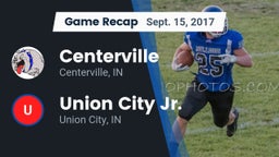 Recap: Centerville  vs. Union City Jr.  2017