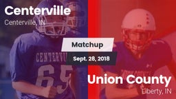 Matchup: Centerville vs. Union County  2018